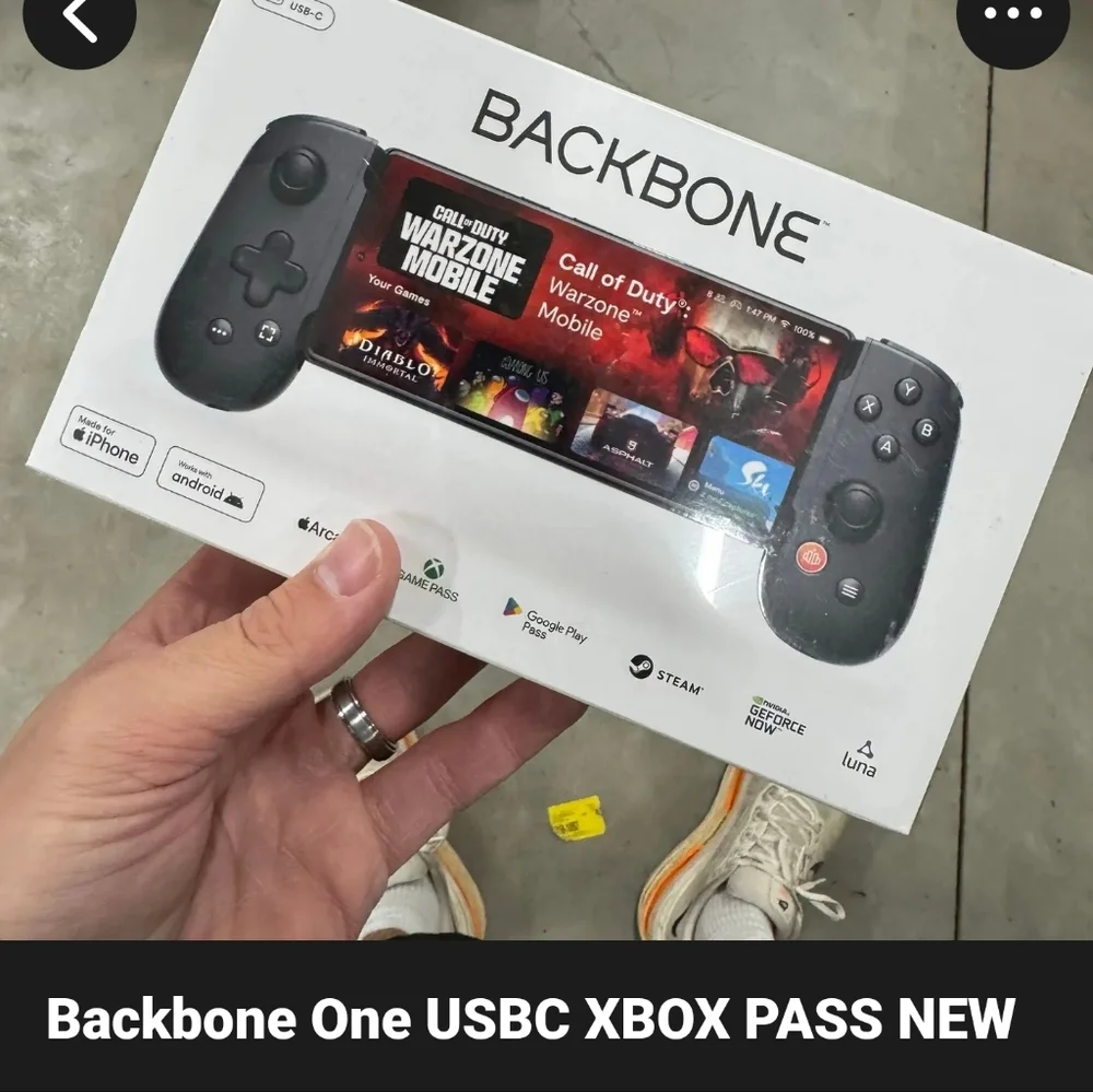 One Black Handheld Gaming Console